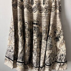 Danza Azteca Design Full Skirt